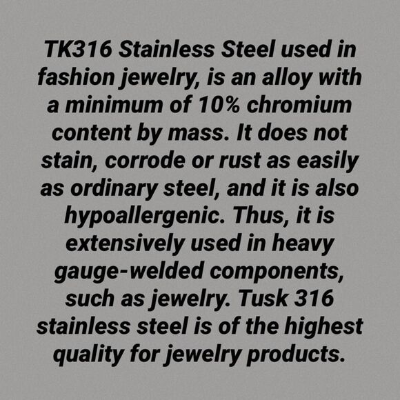 IP Black Stainless Steel Crystal Statement Ring 8 - Picture 8 of 11